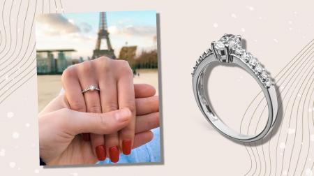 Золотые кольца на помолвку создают магию любви